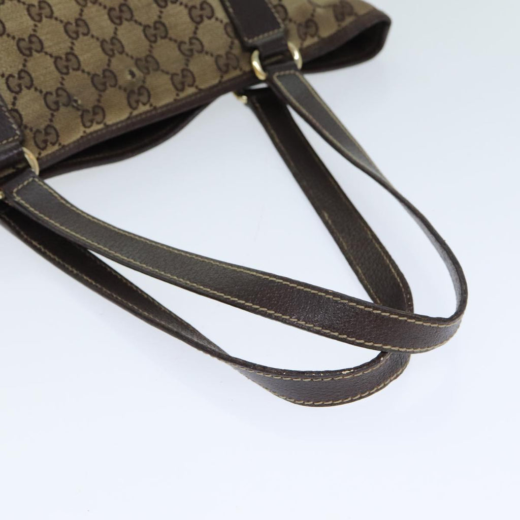 GUCCI GG Canvas Tote Bag Beige 158009 79289