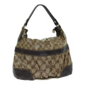 GUCCI GG Crystal Shoulder Bag Beige 223965 79308