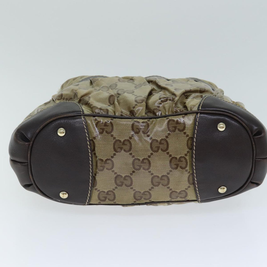 GUCCI GG Crystal Shoulder Bag Beige 223965 79308