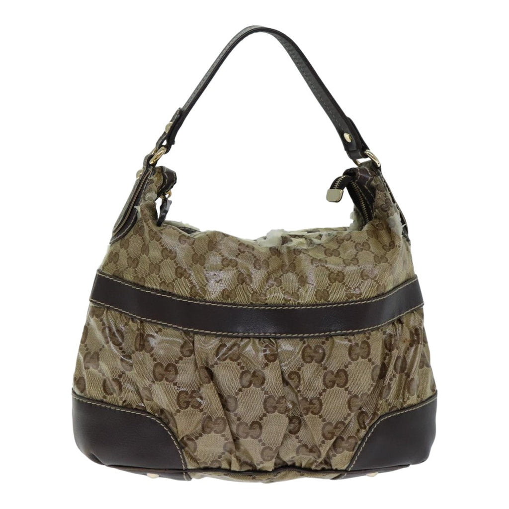 GUCCI GG Crystal Shoulder Bag Beige 223965 79308