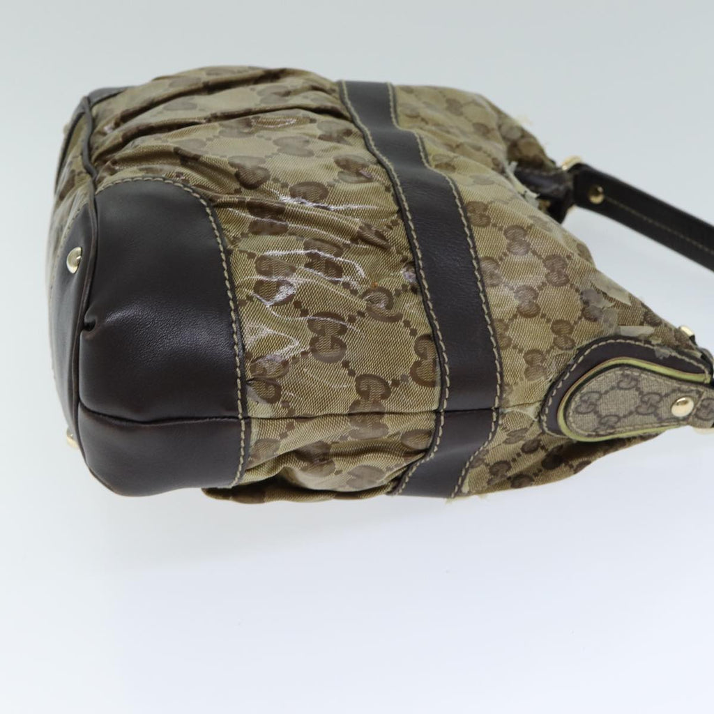 GUCCI GG Crystal Shoulder Bag Beige 223965 79308