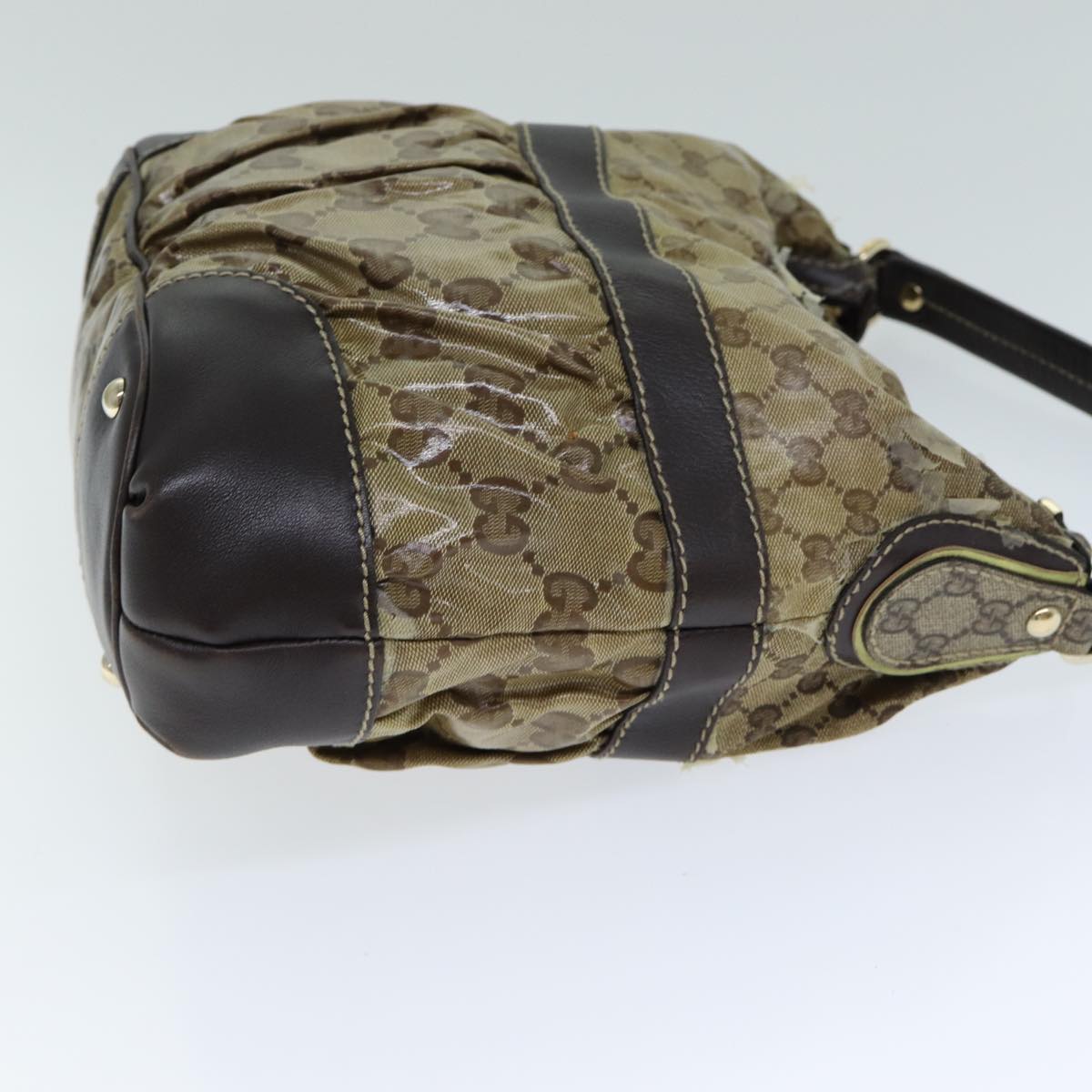 GUCCI GG Crystal Shoulder Bag Beige 223965 79308
