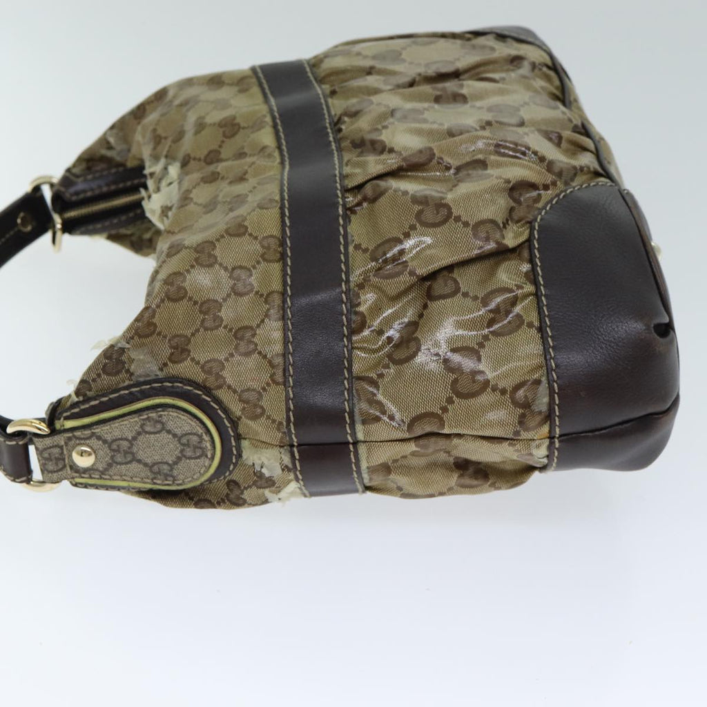 GUCCI GG Crystal Shoulder Bag Beige 223965 79308
