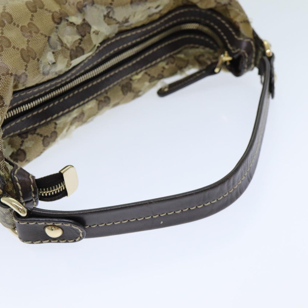 GUCCI GG Crystal Shoulder Bag Beige 223965 79308
