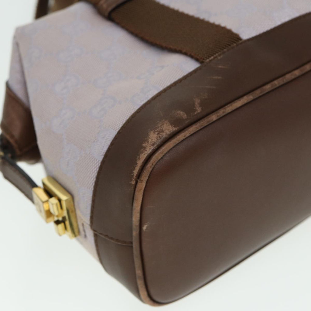 GUCCI GG Canvas Hand Bag Purple 92734 79309