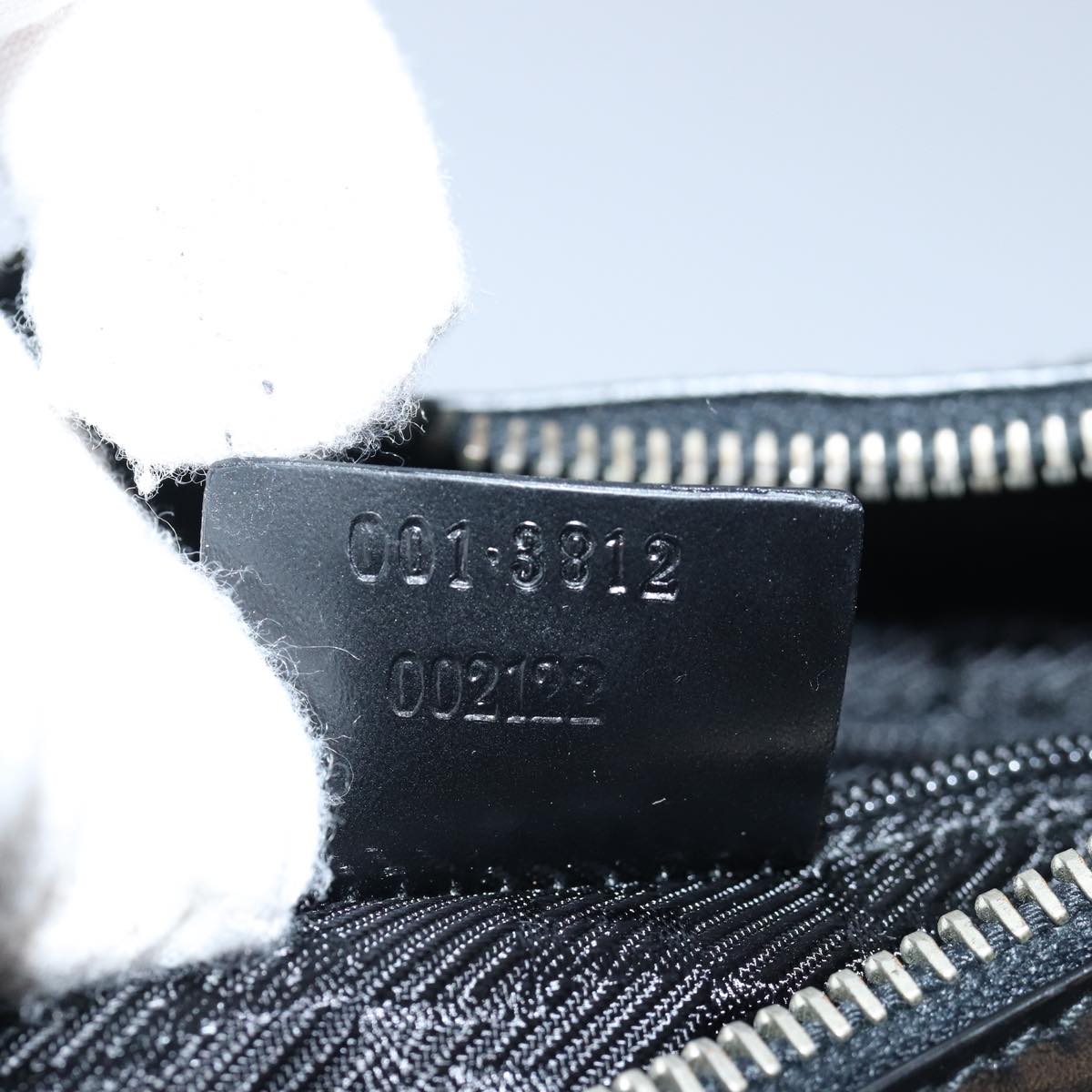 GUCCI Shoulder Bag Leather Black 001 3812 002122 79321
