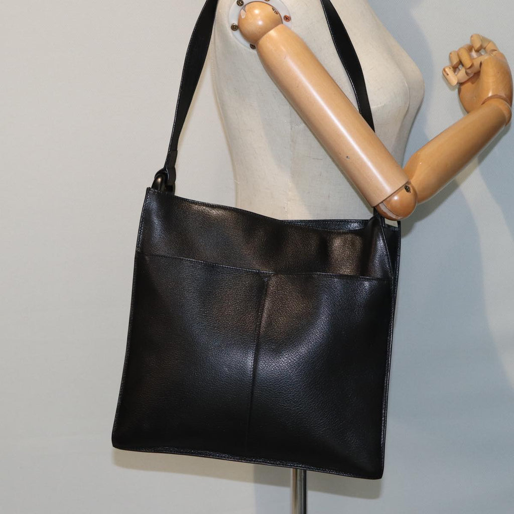 GUCCI Shoulder Bag Leather Black 001 3444 1801 79329