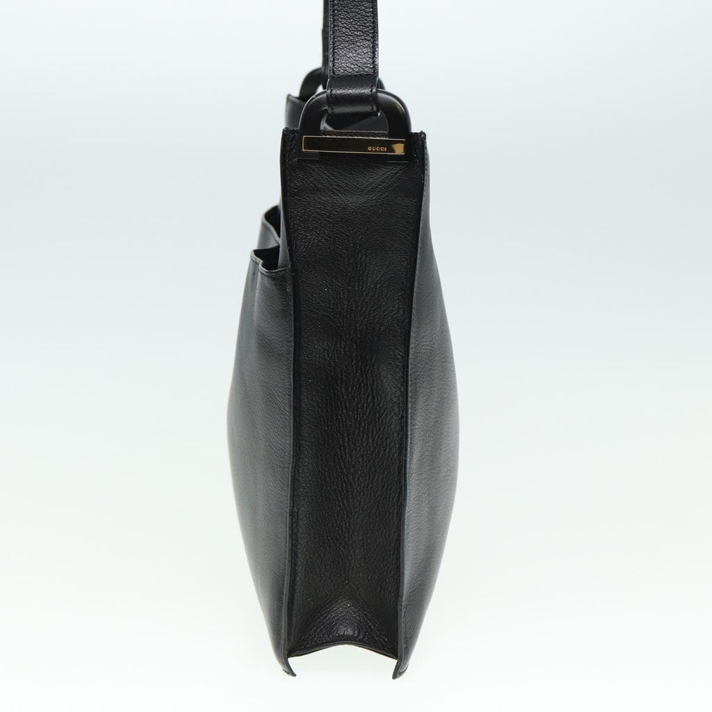 GUCCI Shoulder Bag Leather Black 001 3444 1801 79329
