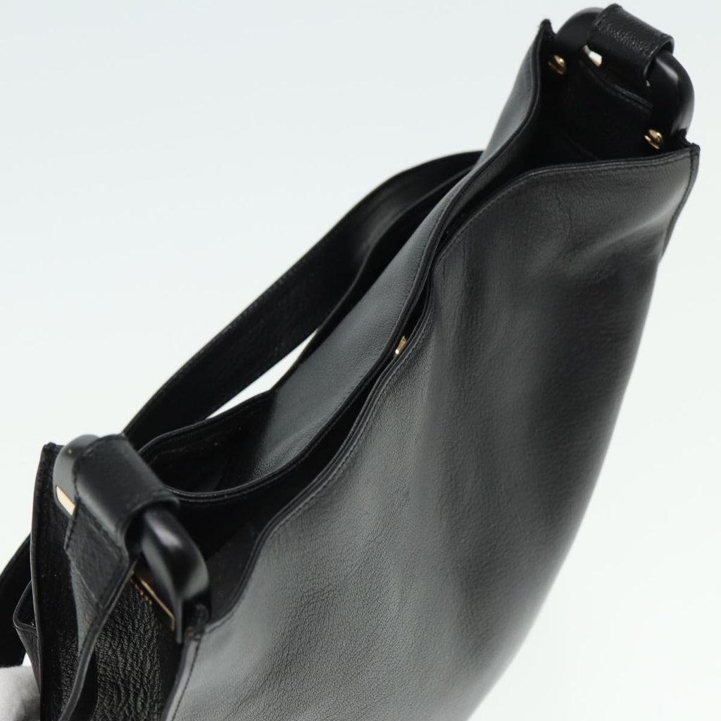 GUCCI Shoulder Bag Leather Black 001 3444 1801 79329