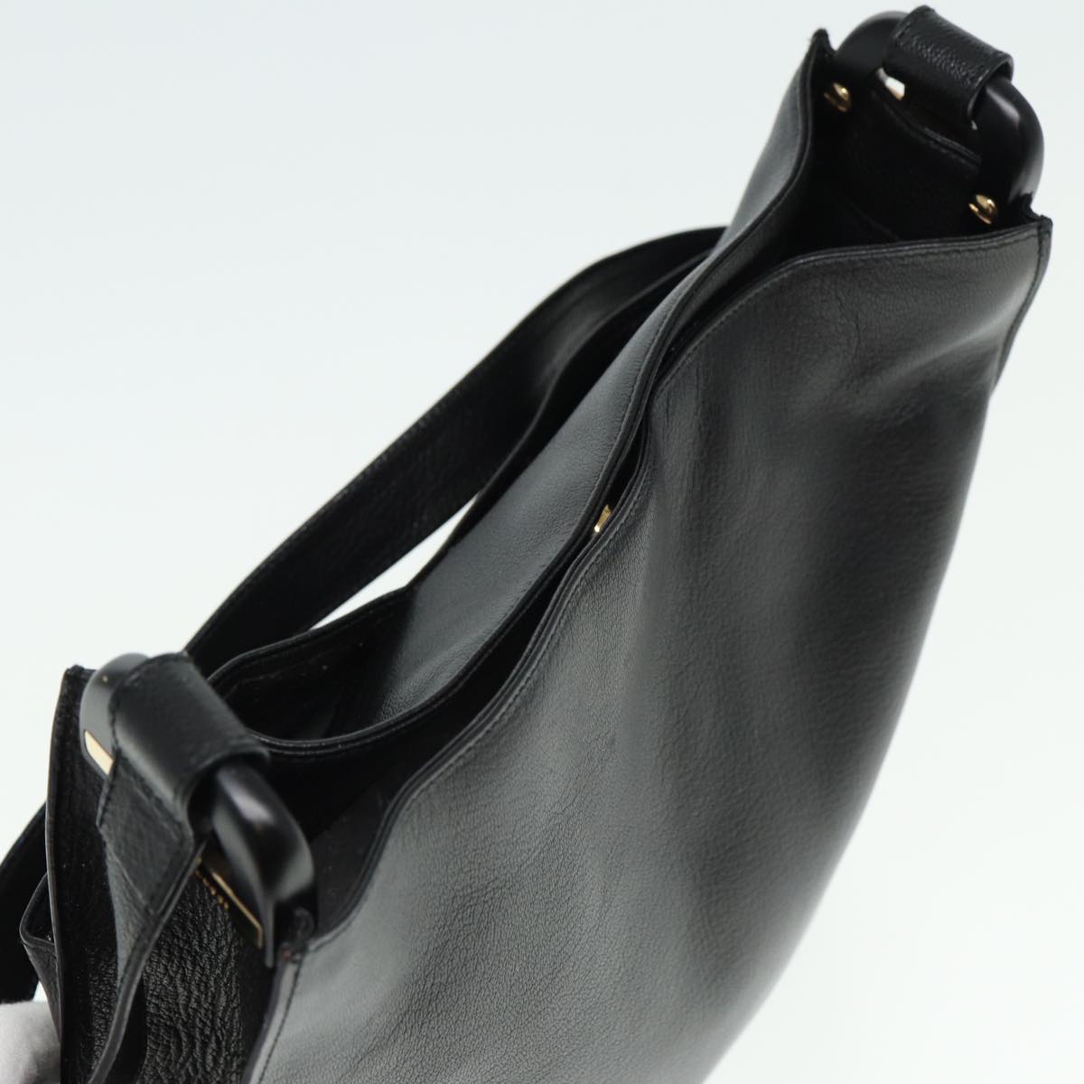 GUCCI Shoulder Bag Leather Black 001 3444 1801 79329