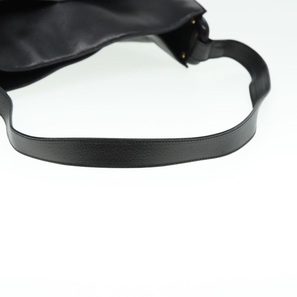 GUCCI Shoulder Bag Leather Black 001 3444 1801 79329