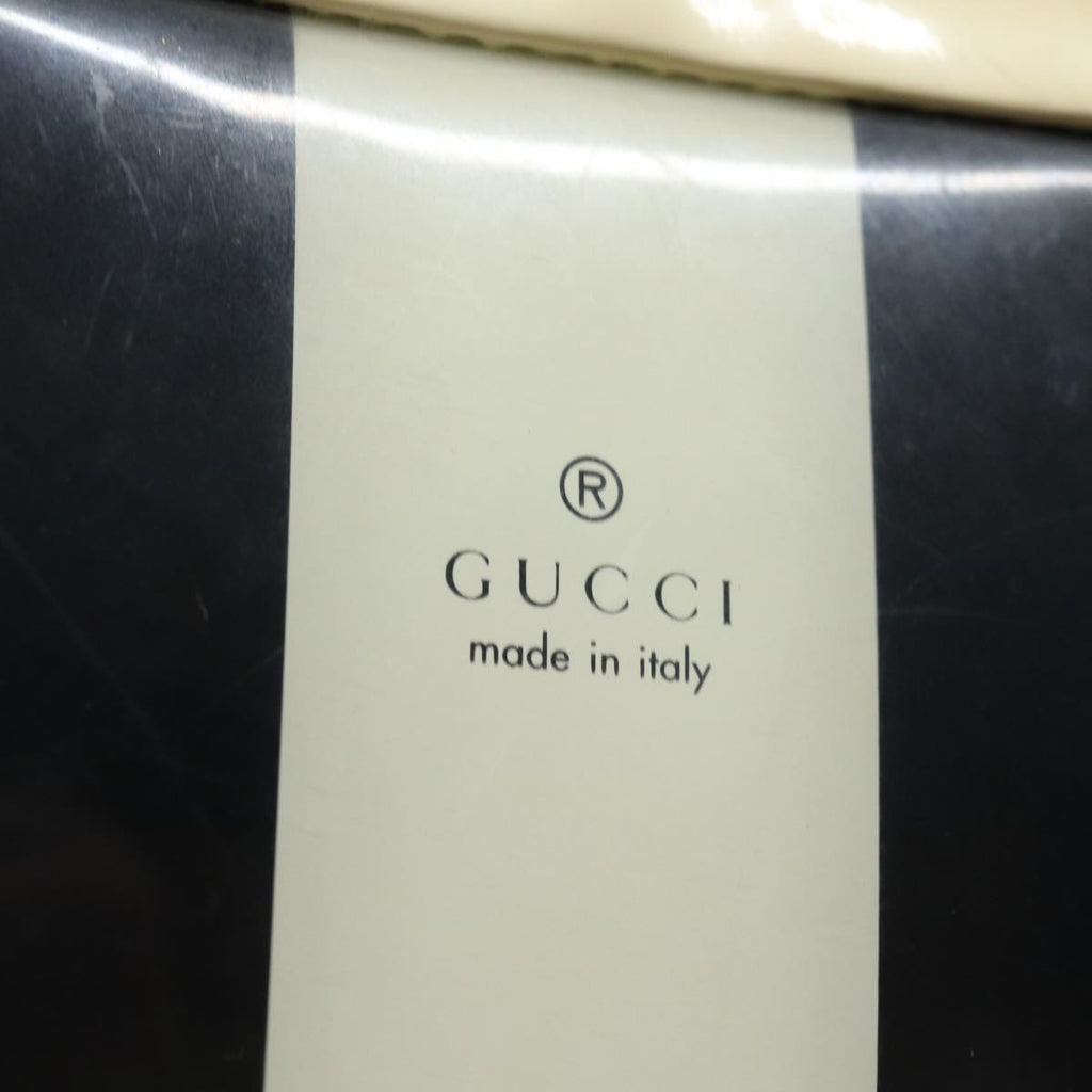 GUCCI Shoulder Bag Canvas Black White 001 4231 79373