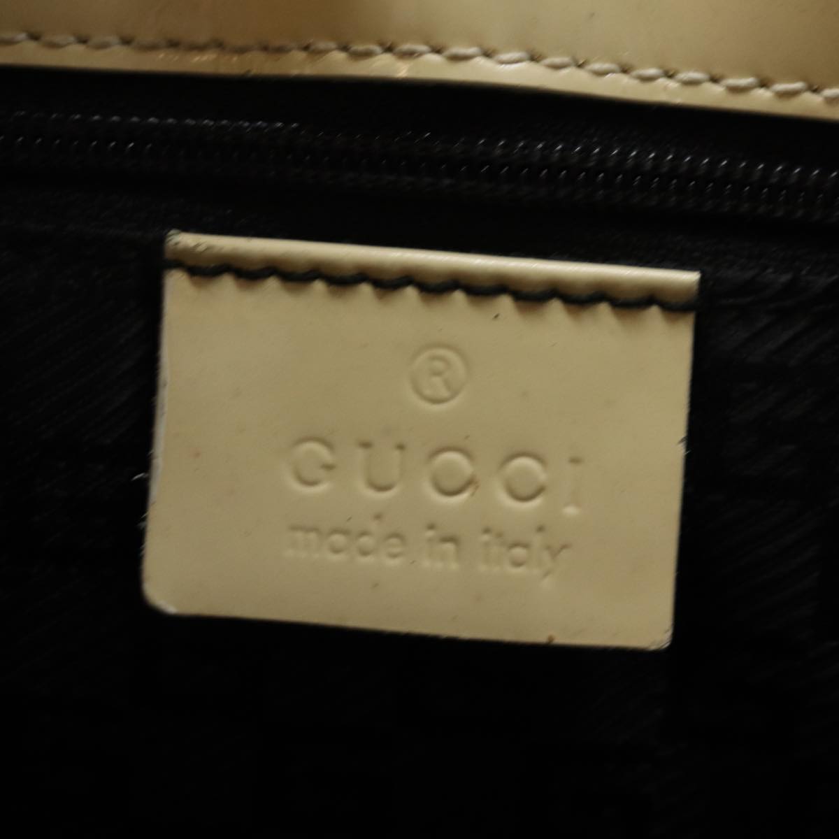 GUCCI Shoulder Bag Canvas Black White 001 4231 79373