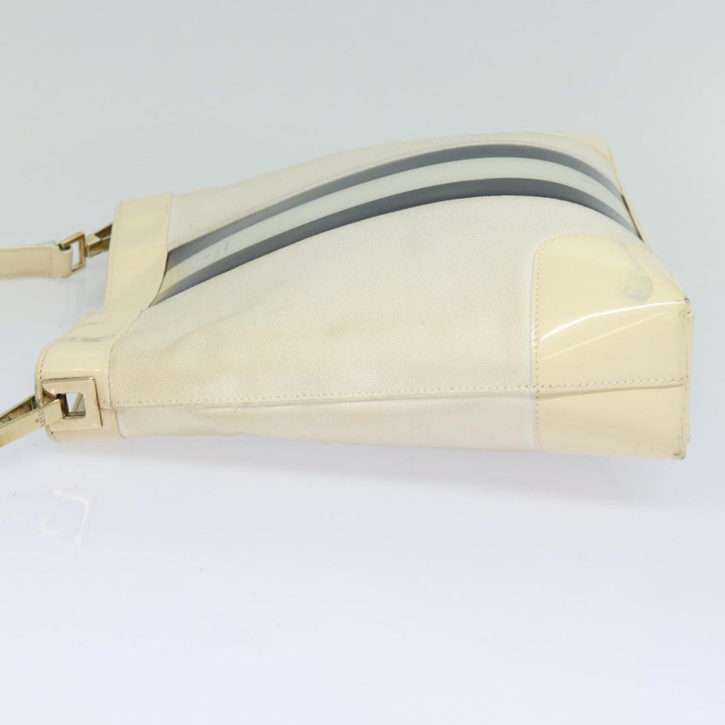 GUCCI Shoulder Bag Canvas Black White 001 4231 79373