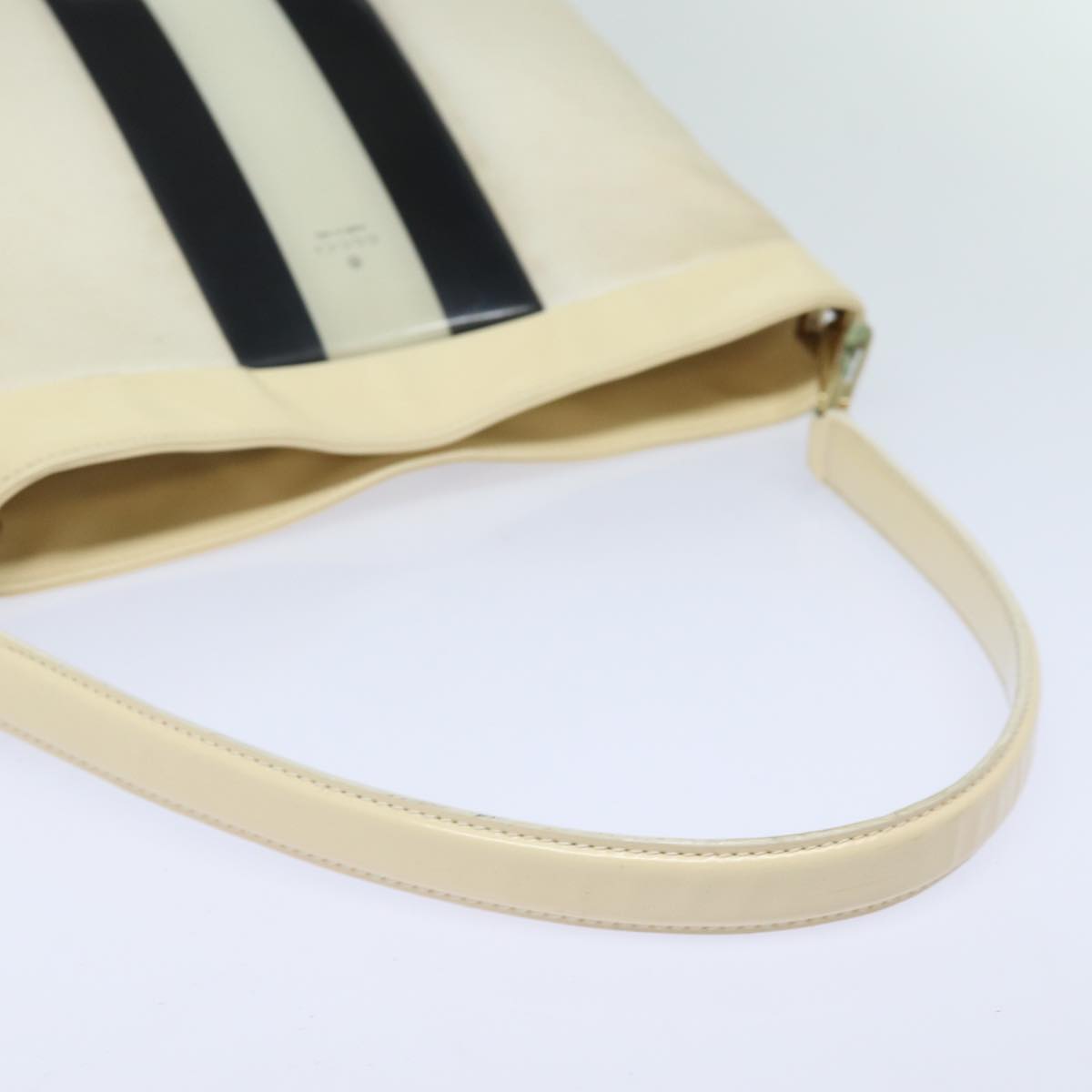 GUCCI Shoulder Bag Canvas Black White 001 4231 79373