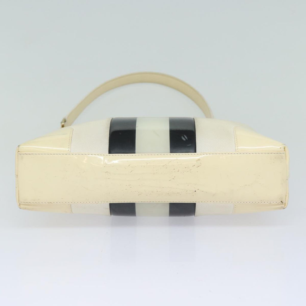 GUCCI Shoulder Bag Canvas Black White 001 4231 79373