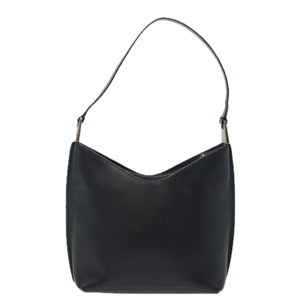 GUCCI Shoulder Bag Leather Black 001 3014 79376
