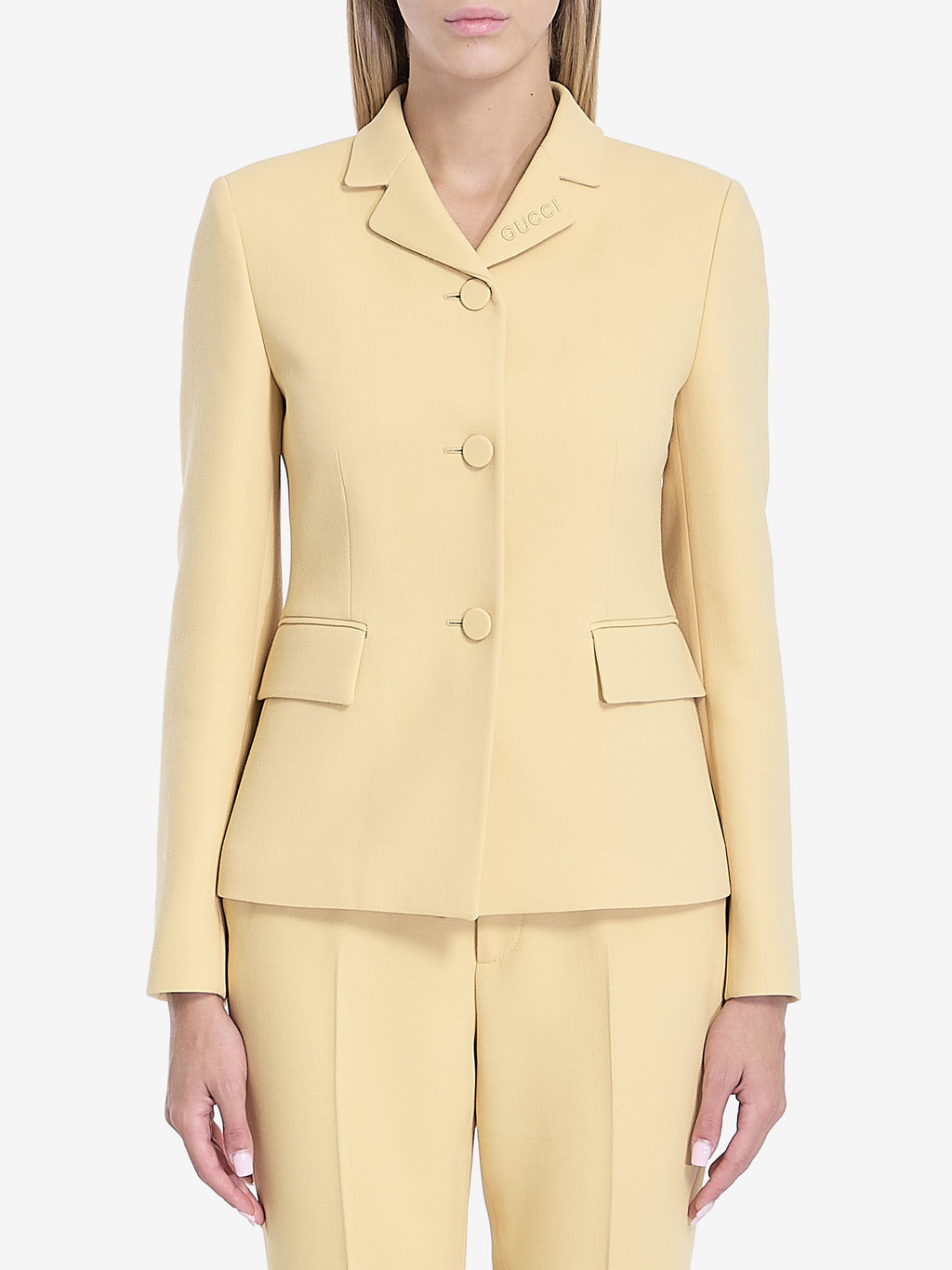 GUCCI Chic Wool Crepe Jacket for Women
