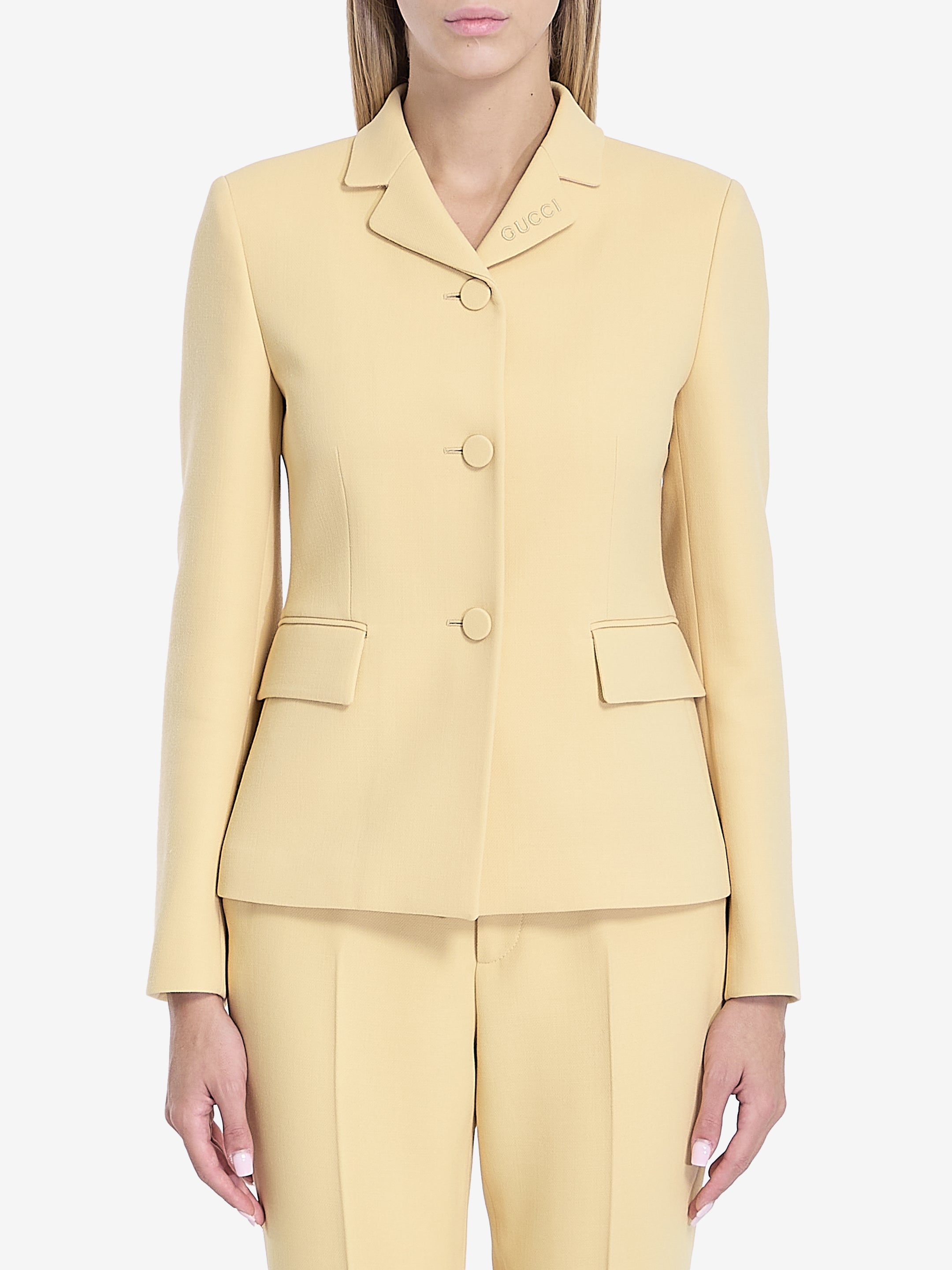 GUCCI Chic Wool Crepe Jacket for Women