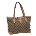 GUCCI GG Canvas Tote Bag Beige 308604 79390