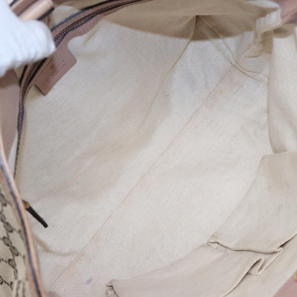 GUCCI GG Canvas Tote Bag Beige 308604 79390