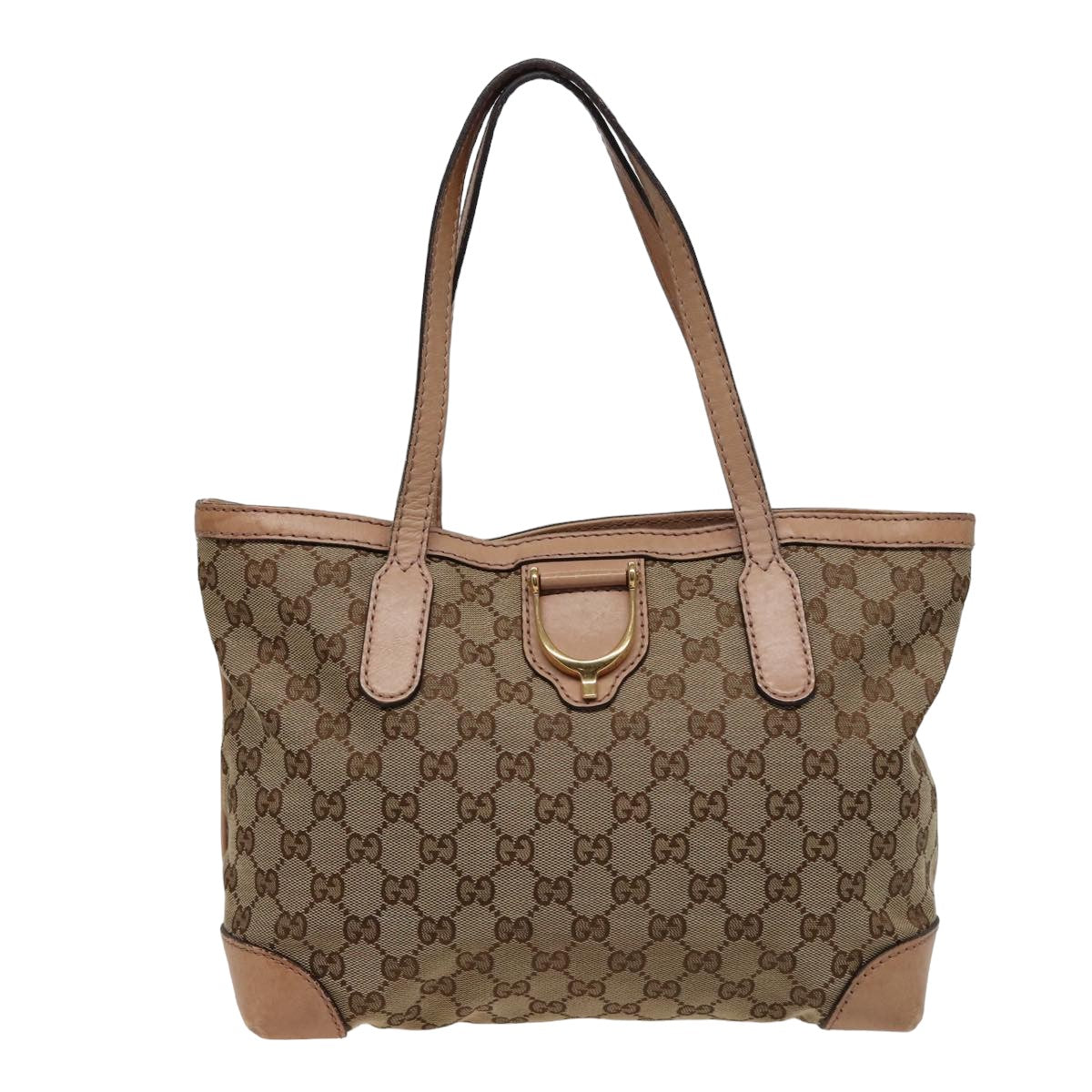 GUCCI GG Canvas Tote Bag Beige 308604 79390