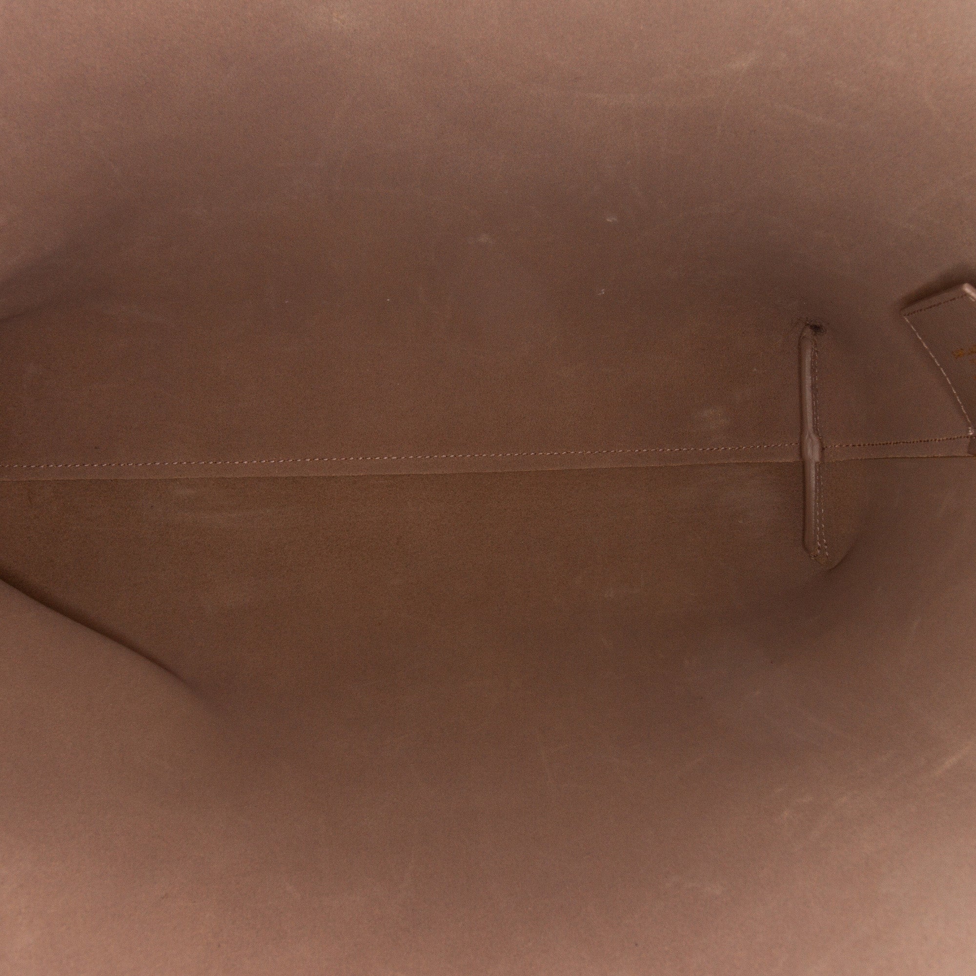Brown Saint Laurent North/South Shopping Tote