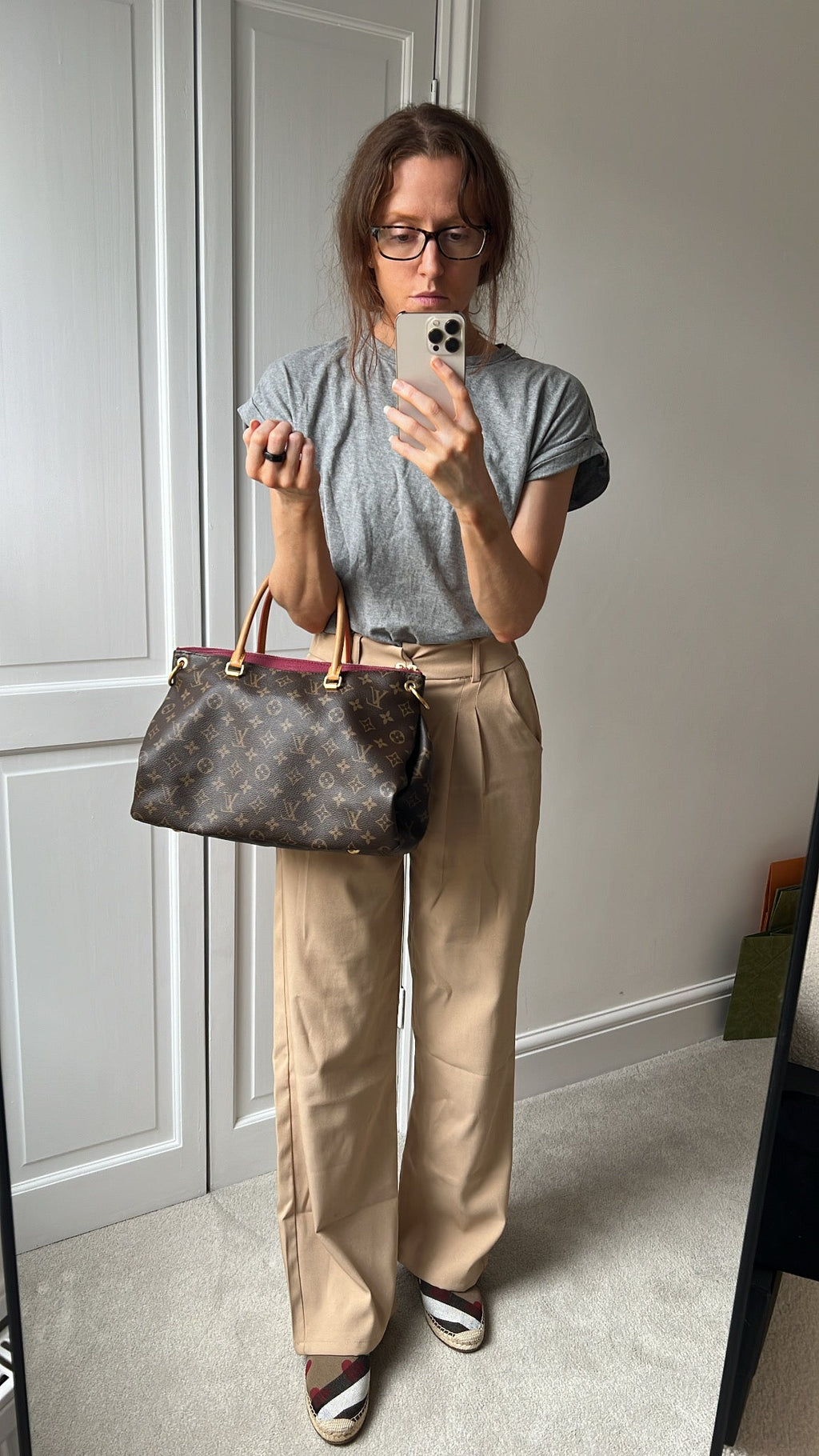 Louis Vuitton Pallas Tote in Monogram and Fuchsia (RRP £1960)