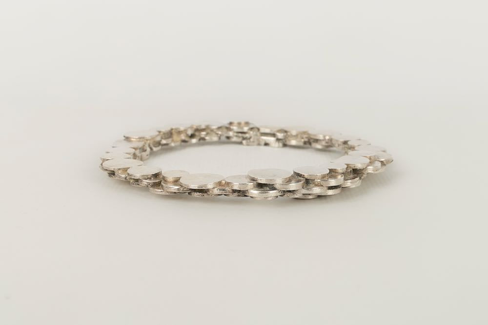 Bracelet en mÃƒÆ’Ã‚Â©tal argentÃƒÆ’Ã‚Â©
