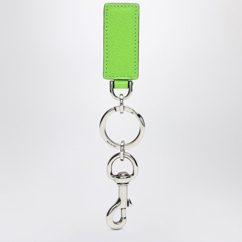 GUCCI Supreme Fabric Key Ring with Leather Details - FW24