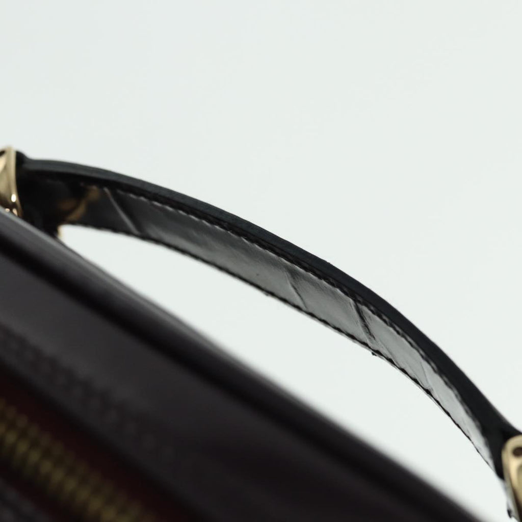 GUCCI Bamboo Vanity Hand Bag Enamel Purple 032 1956 0151 79417