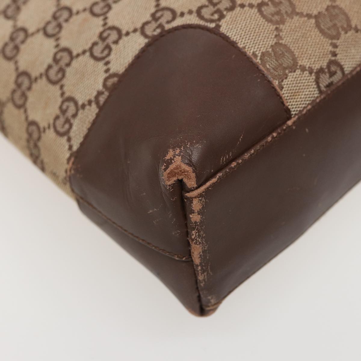 GUCCI GG Canvas Shoulder Bag Beige 001 4231 79419