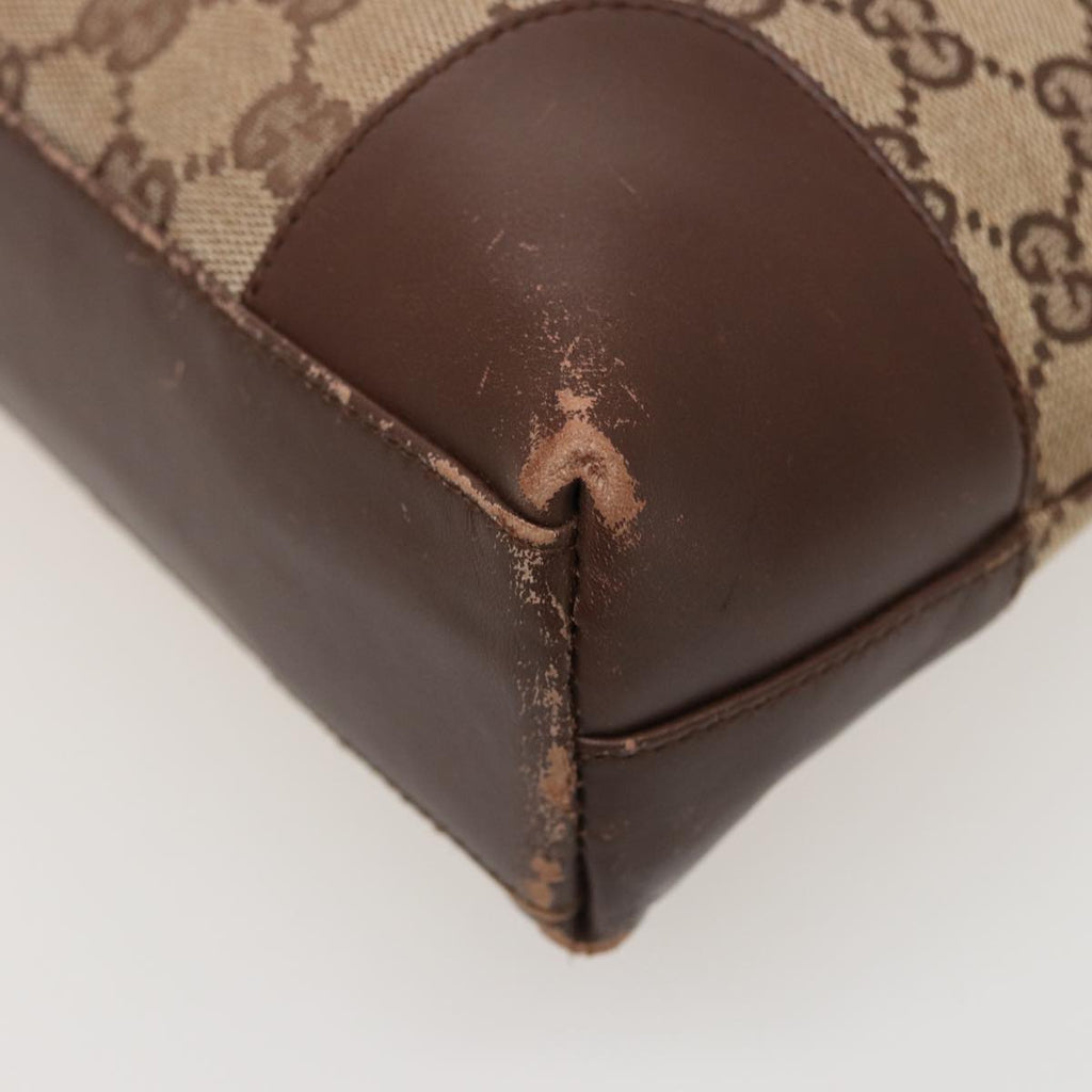 GUCCI GG Canvas Shoulder Bag Beige 001 4231 79419