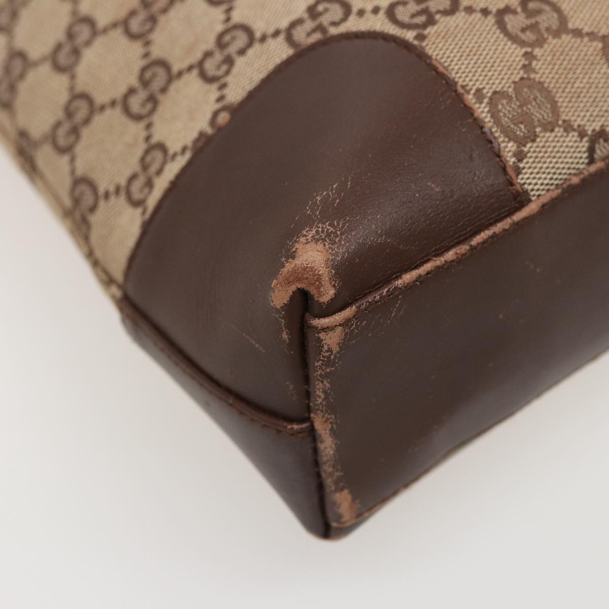 GUCCI GG Canvas Shoulder Bag Beige 001 4231 79419