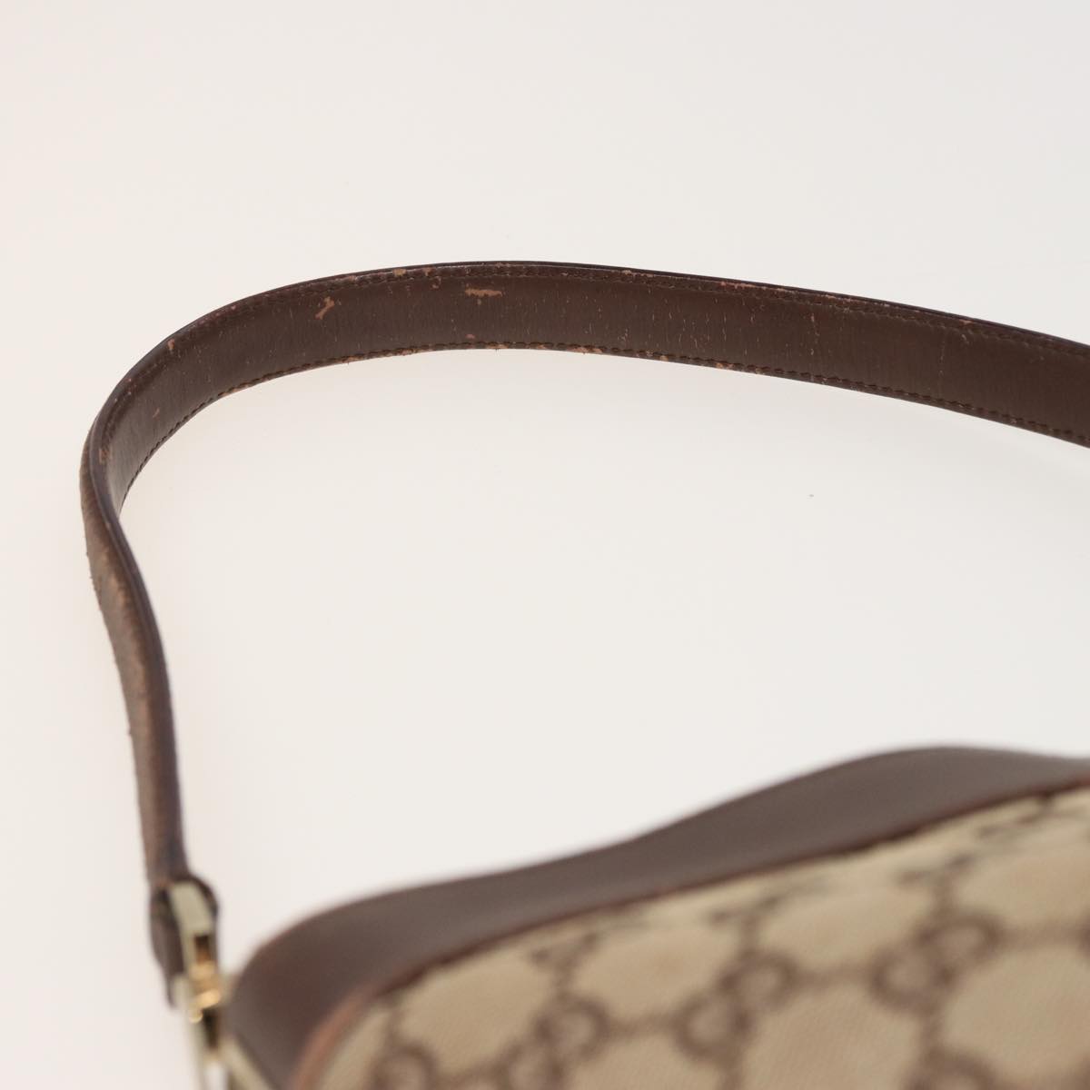 GUCCI GG Canvas Shoulder Bag Beige 001 4231 79419