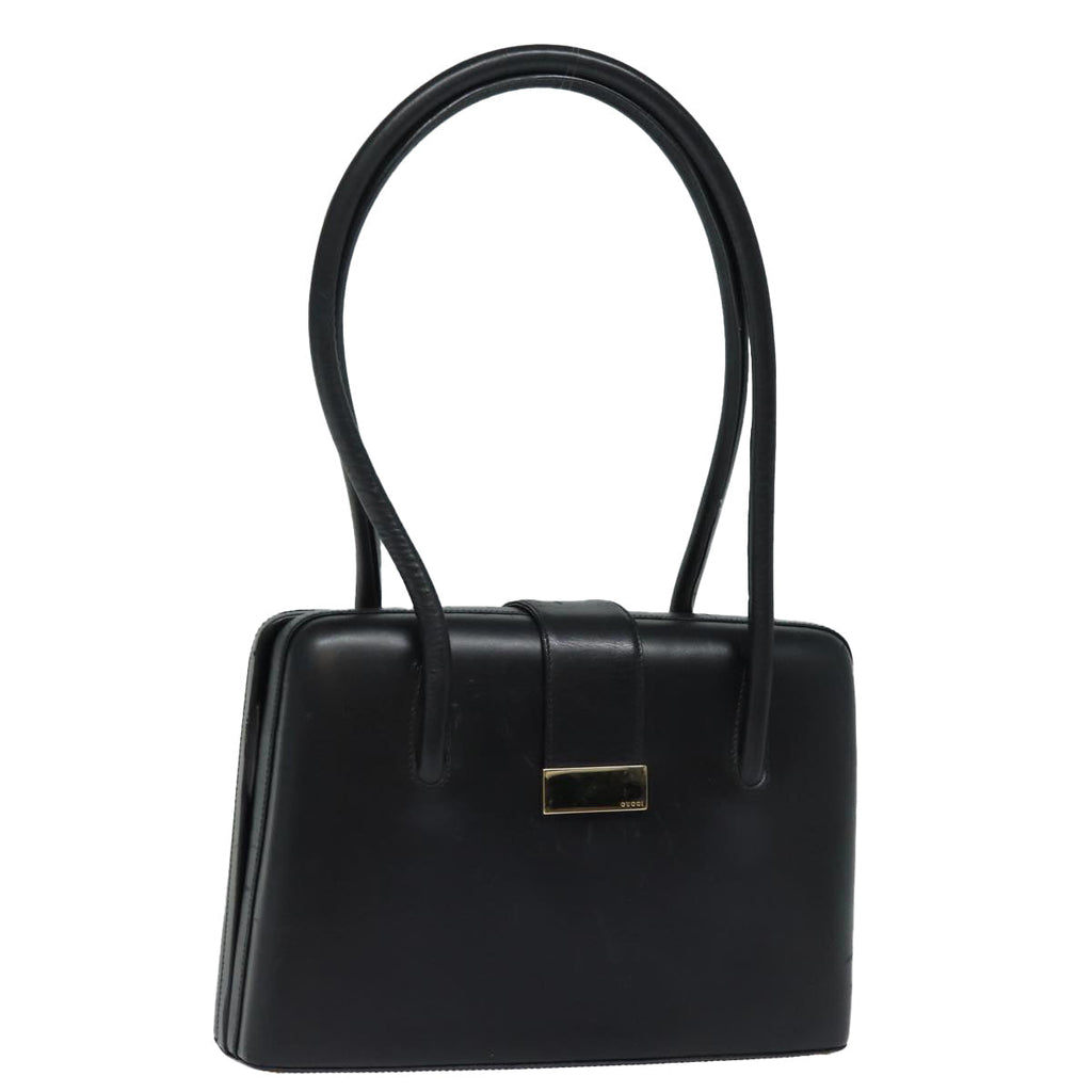 GUCCI Shoulder Bag Leather Outlet Black 79430