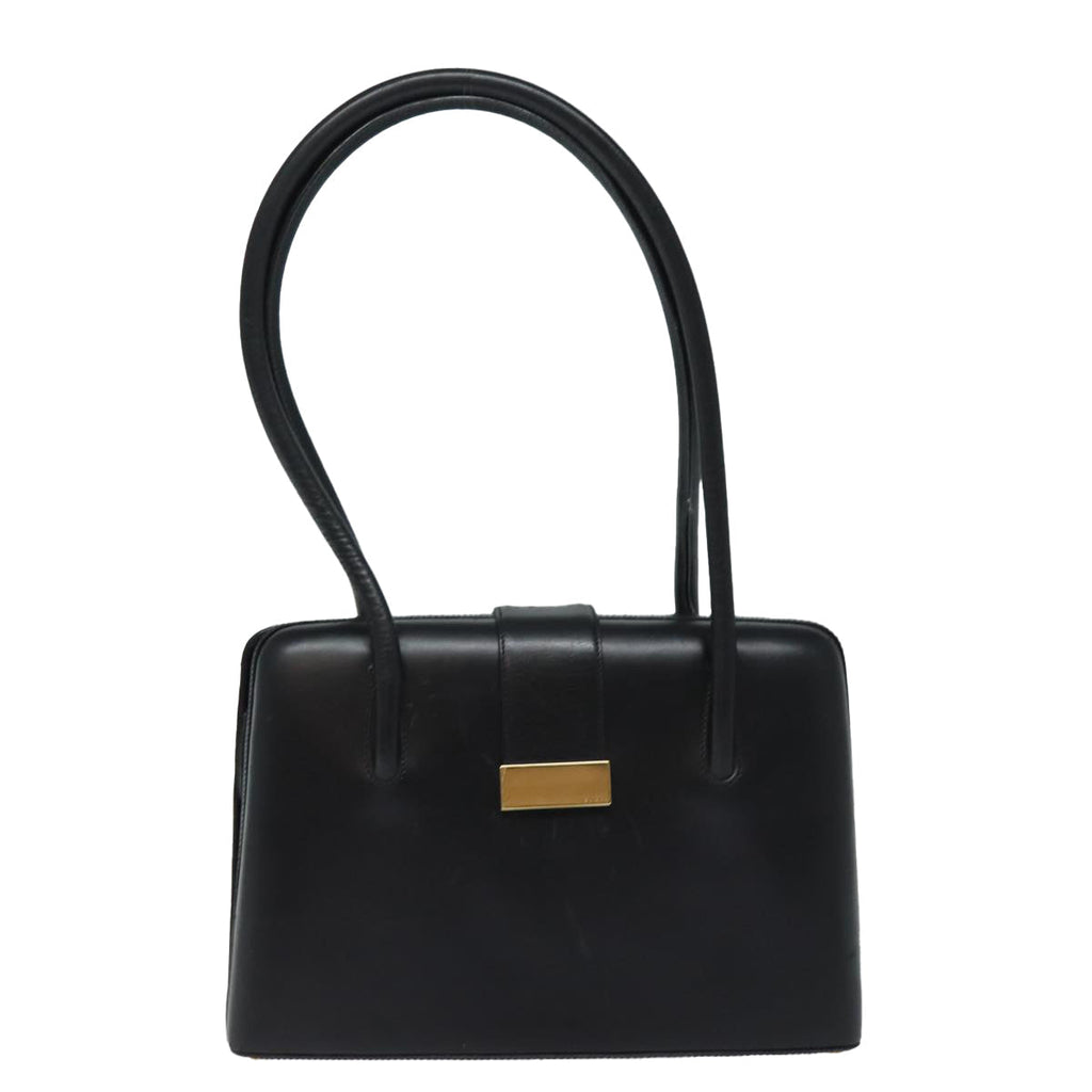 GUCCI Shoulder Bag Leather Outlet Black 79430