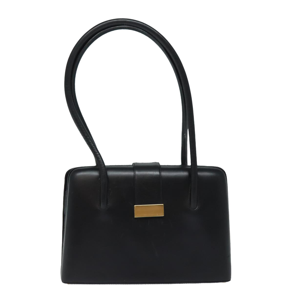 GUCCI Shoulder Bag Leather Outlet Black 79430