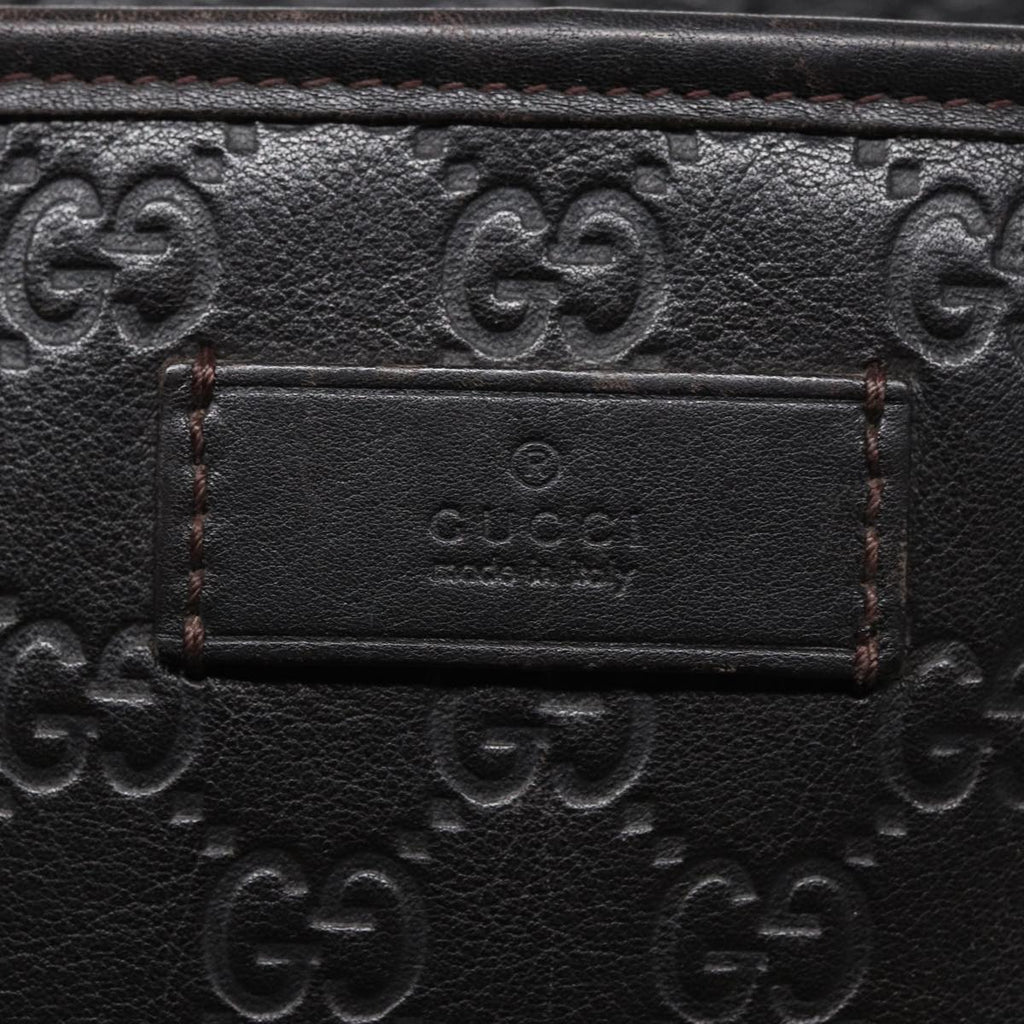GUCCI GG Canvas Guccissima Tote Bag Brown 211138 79432