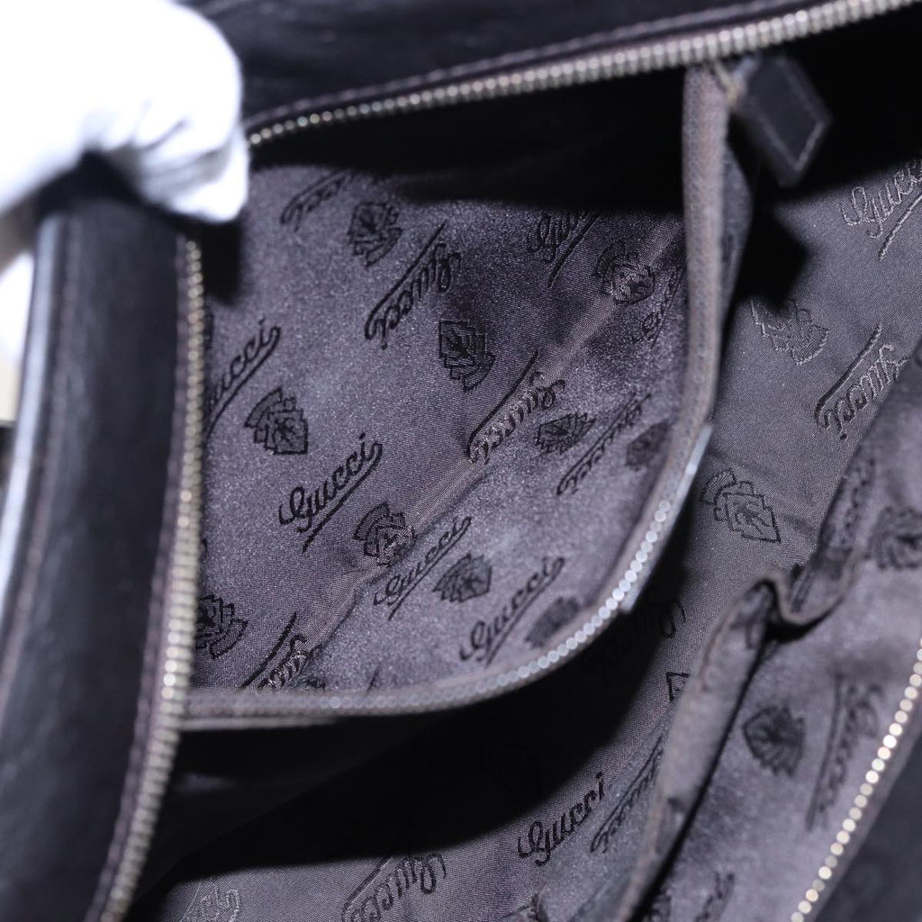 GUCCI GG Canvas Guccissima Tote Bag Brown 211138 79432