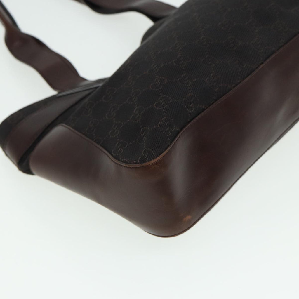GUCCI GG Canvas Tote Bag Brown 73983 79445