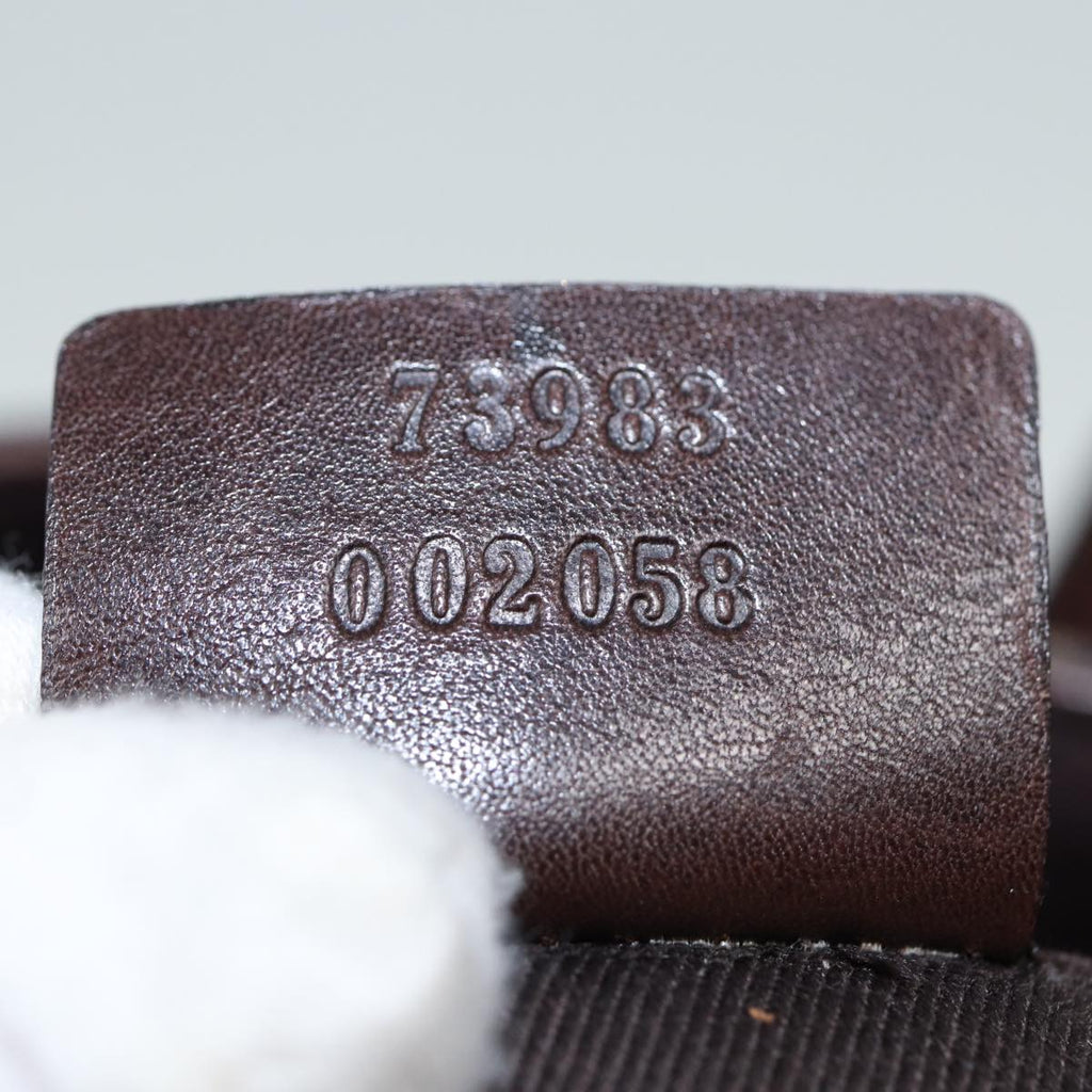 GUCCI GG Canvas Tote Bag Brown 73983 79445