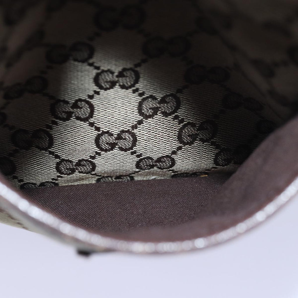 GUCCI GG Canvas Shoulder Bag Beige Brown 122793 79453