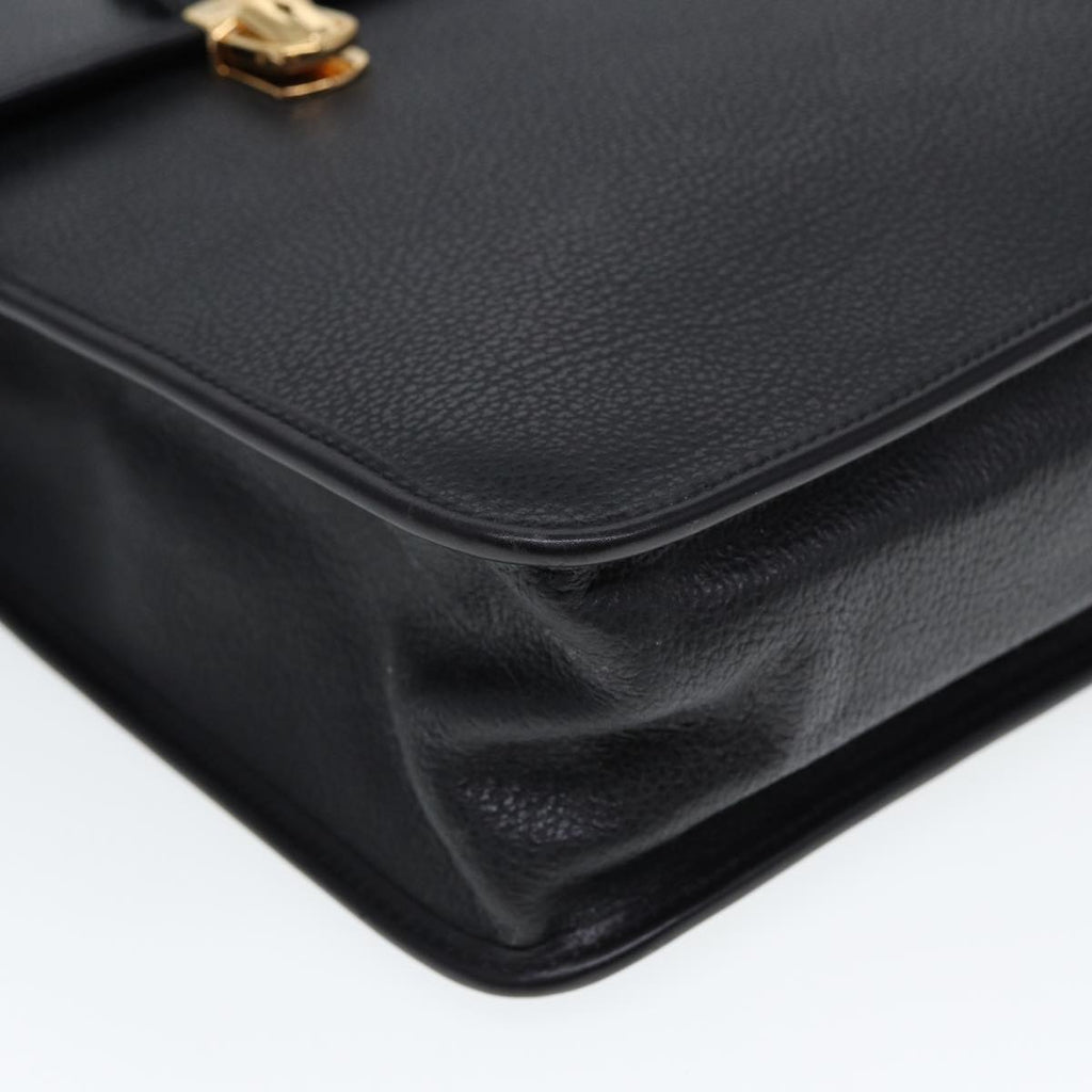 GUCCI Hand Bag Leather 2way Black 015 14 0801 79457