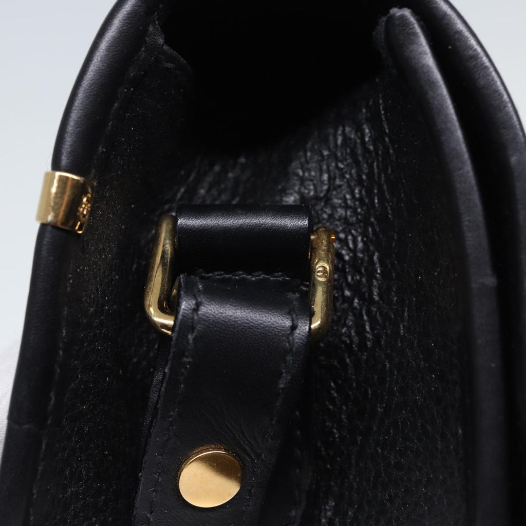 GUCCI Hand Bag Leather 2way Black 015 14 0801 79457