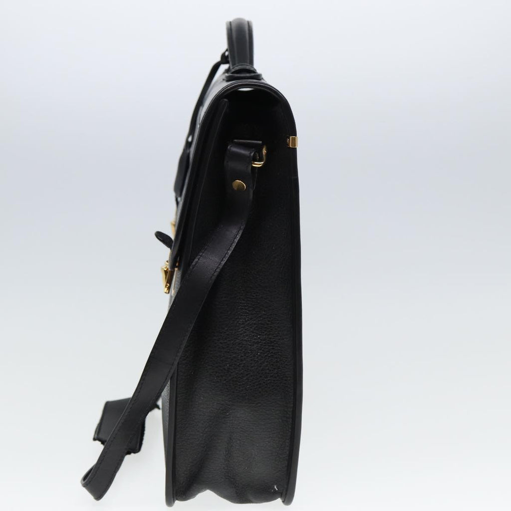 GUCCI Hand Bag Leather 2way Black 015 14 0801 79457