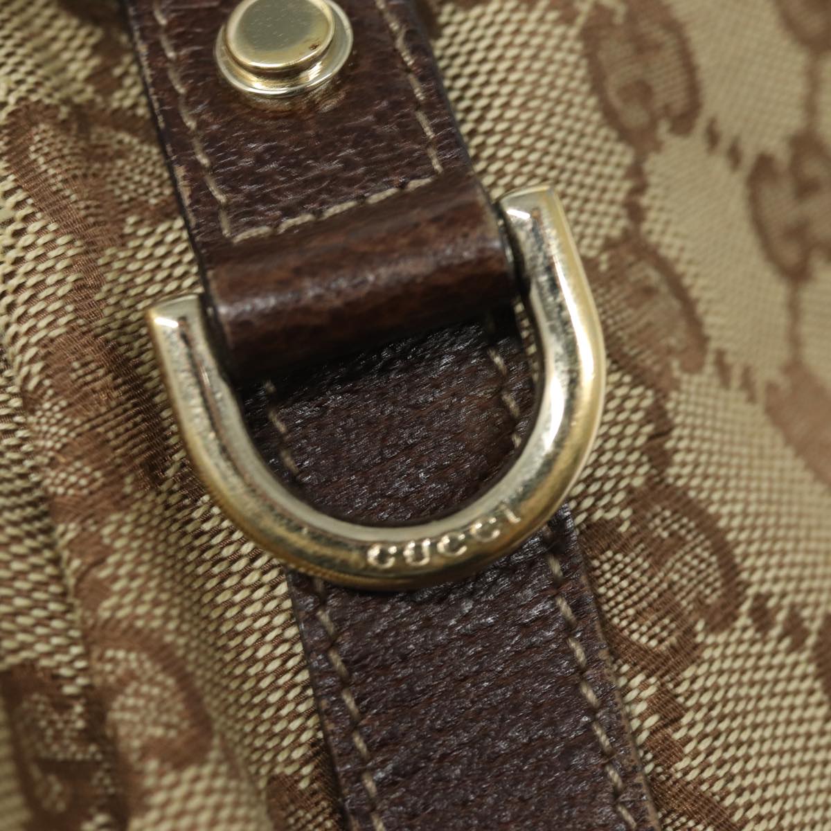 GUCCI GG Canvas Tote Bag Beige 130736 79459