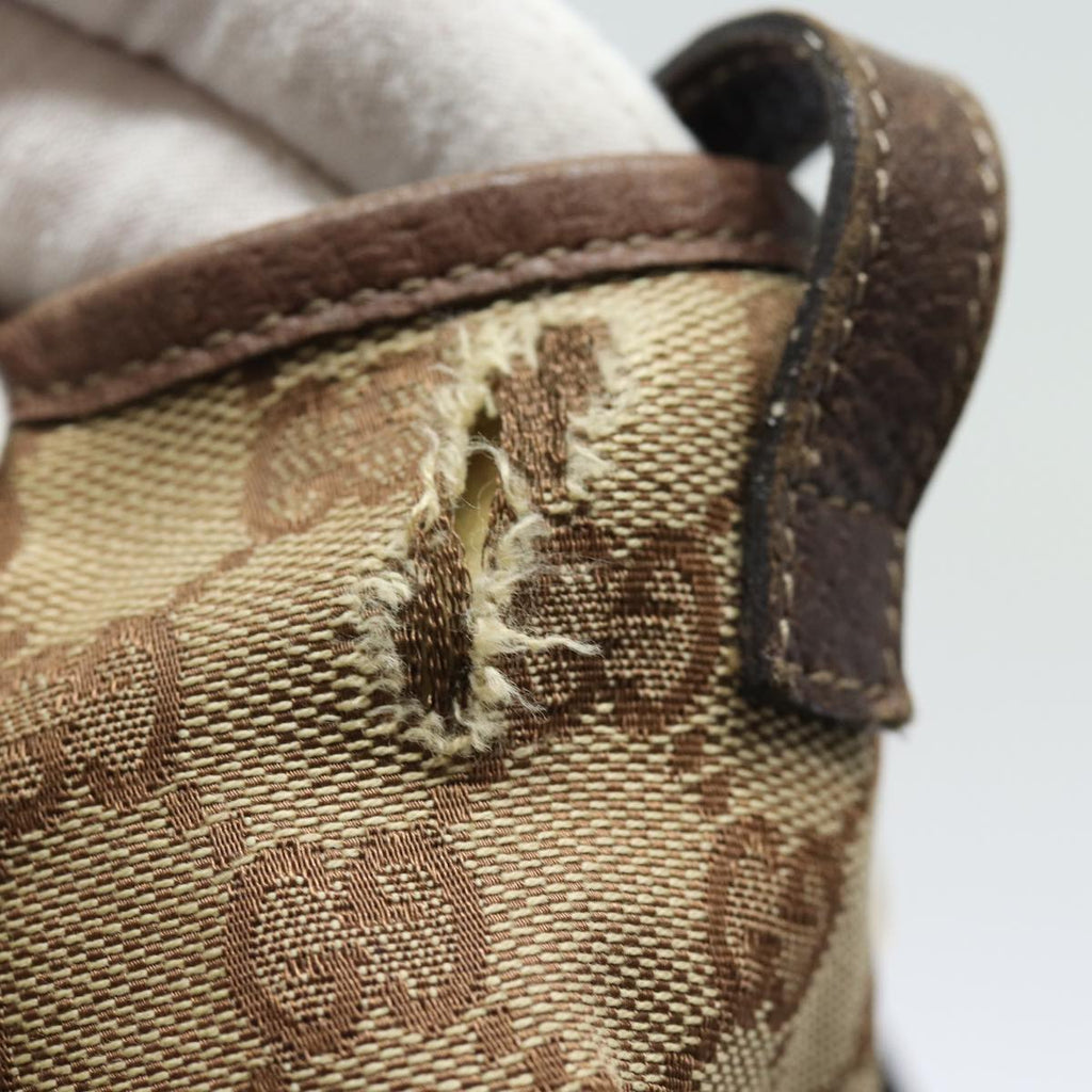 GUCCI GG Canvas Tote Bag Beige 130736 79459