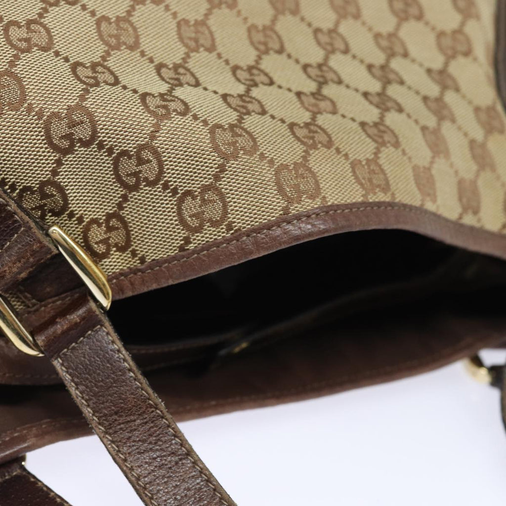 GUCCI GG Canvas Tote Bag Beige 130736 79459