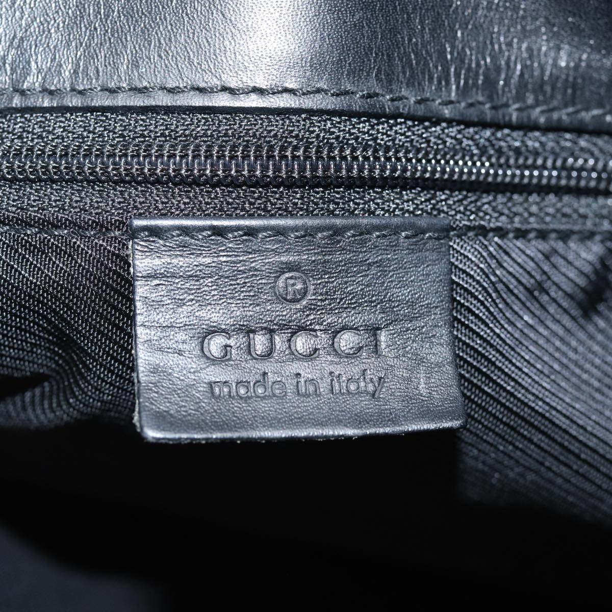 GUCCI GG Canvas Tote Bag Black 002 1099 79477